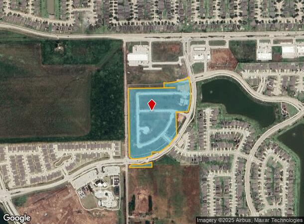 Crystal View Dr, Rosharon, TX Parcel Map