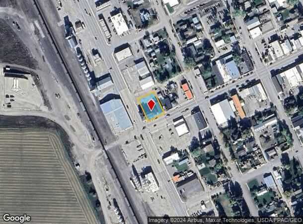  107 Broadway St, Townsend, MT Parcel Map