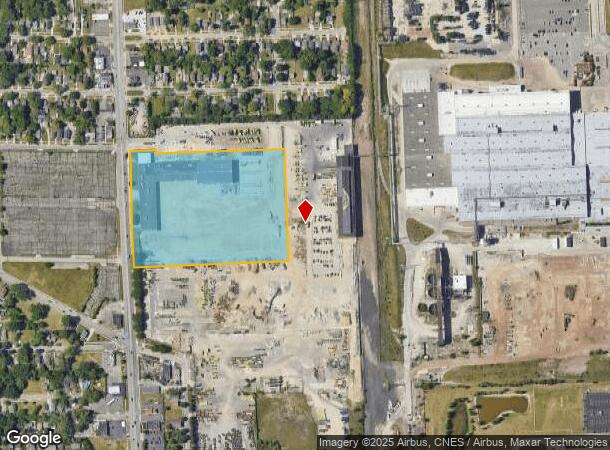  888 Baldwin Ave, Pontiac, MI Parcel Map