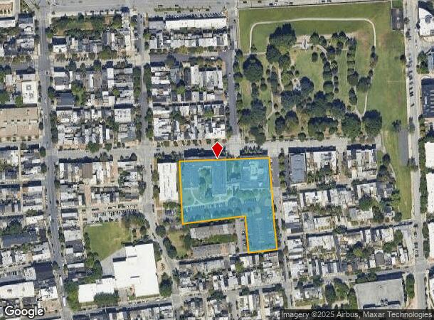 211 Warren Ave, Baltimore, MD Parcel Map