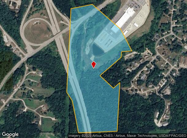  9852 Cadiz Rd, Cambridge, OH Parcel Map