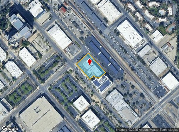 702 P St, Fresno, CA Parcel Map