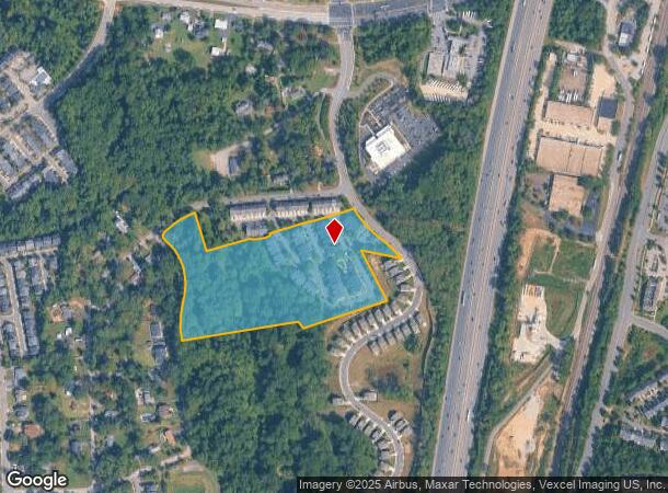 9454 Orange Blossom Trl, Lorton, VA Parcel Map