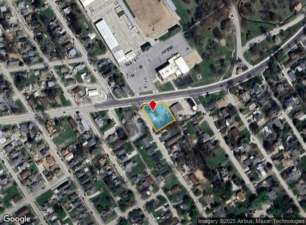 2117 Washington Ave, Vincennes, IN Parcel Map