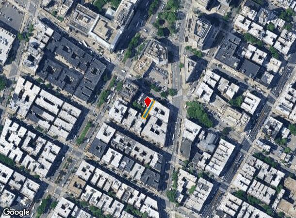  546 W 165Th St, New York, NY Parcel Map