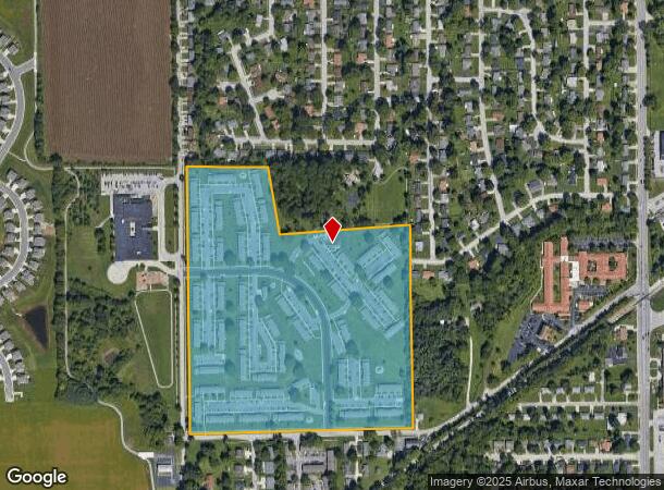  1001 S Sugar Maple Cir, Bloomington, IN Parcel Map