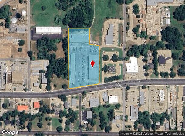  607 E Tyler St, Athens, TX Parcel Map