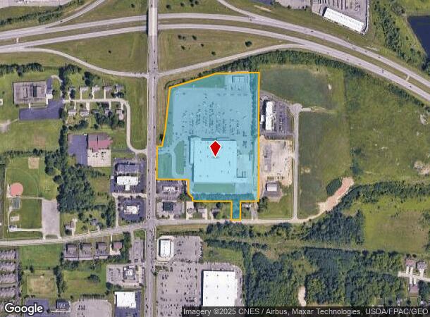  1070 N Lexington Springmill Rd, Ontario, OH Parcel Map