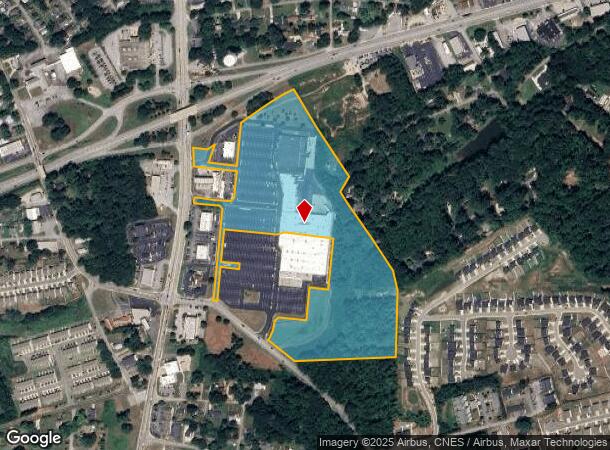 1023 S Pendleton St, Easley, SC Parcel Map