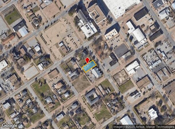  1104 Travis St, Wichita Falls, TX Parcel Map
