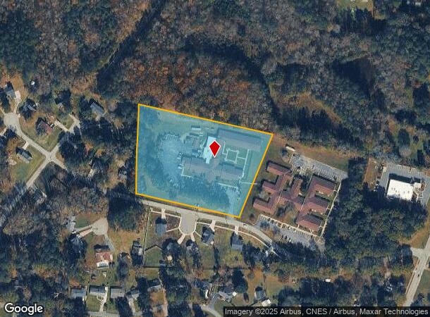 202 Smoketree Way, Louisburg, NC Parcel Map