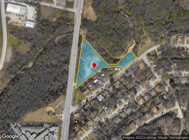  3401 S Riverside Dr, Fort Worth, TX Parcel Map