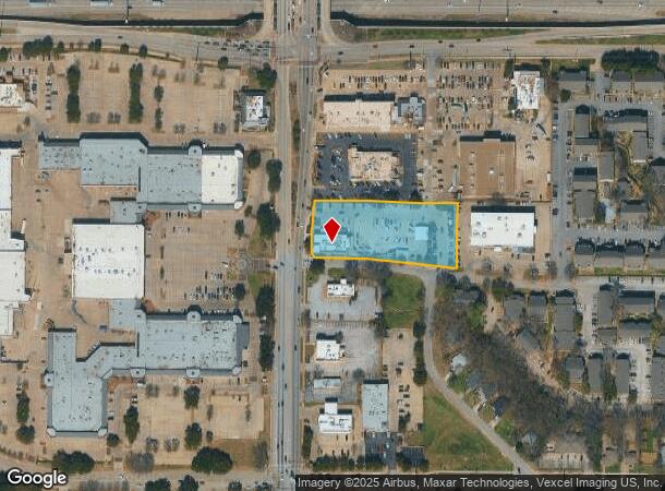  1505 N Collins St, Arlington, TX Parcel Map