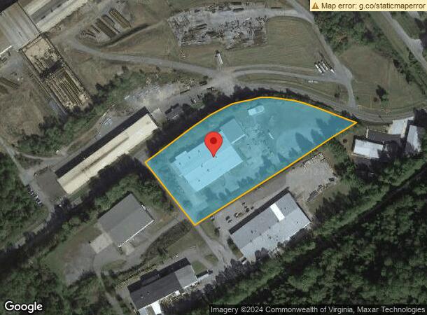  15100 Industrial Park Rd, Bristol, VA Parcel Map