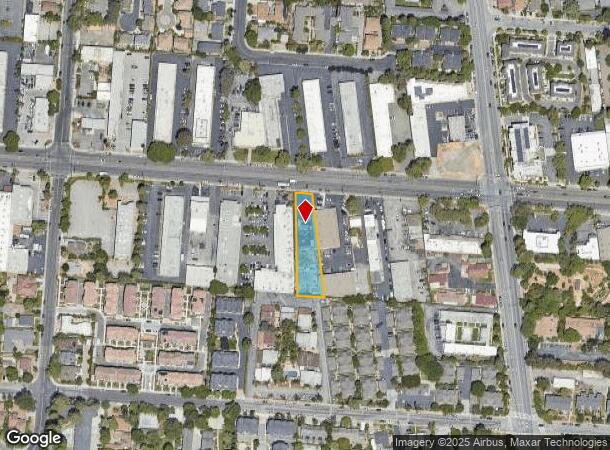  2211 Old Middlefield Way, Mountain View, CA Parcel Map