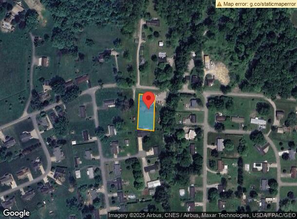  1260 Dietz Ln, Zanesville, OH Parcel Map