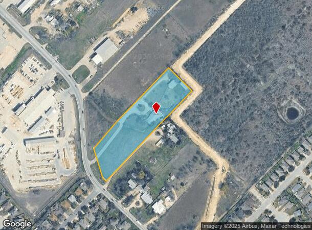 1381 Bunton Creek Rd, Kyle, TX Parcel Map