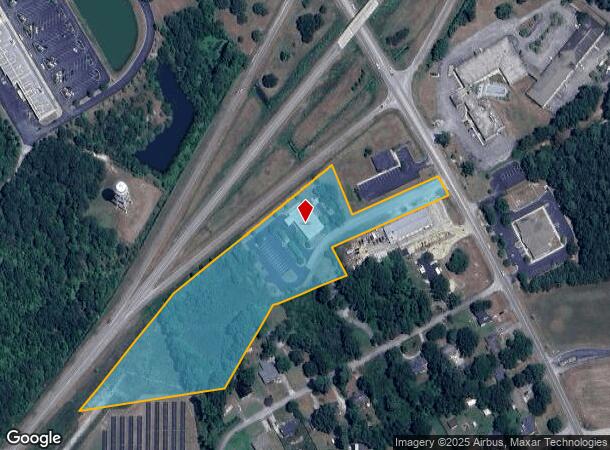 1308 S 4Th St, Hartsville, SC Parcel Map