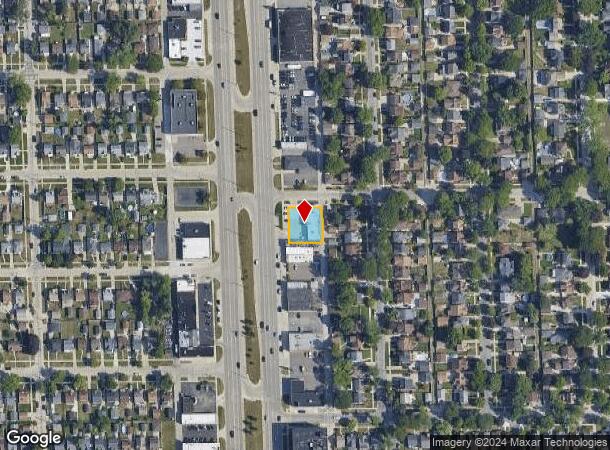  2411 Fort St, Wyandotte, MI Parcel Map