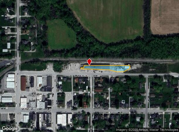  108 E Railroad St, Roachdale, IN Parcel Map