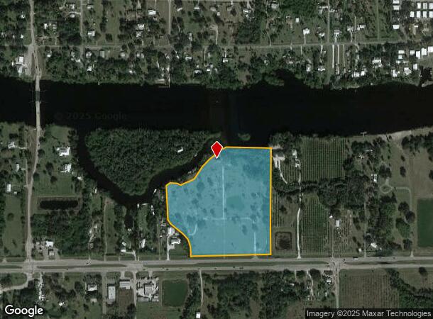  21681 Palm Beach Blvd, Alva, FL Parcel Map