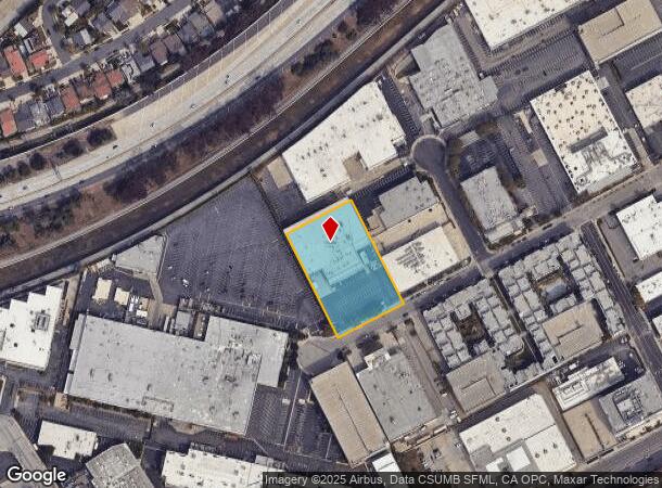 12633 Beatrice St, Los Angeles, CA Parcel Map