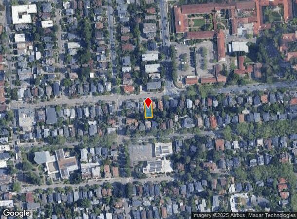  2808 Derby St, Berkeley, CA Parcel Map