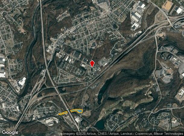  600 Rocky Glen Rd, Avoca, PA Parcel Map