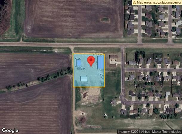  100 W Western St, Worthing, SD Parcel Map