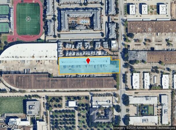  1225 N Post Oak Rd, Houston, TX Parcel Map