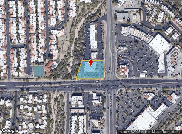  4655 E Sunrise Dr, Tucson, AZ Parcel Map