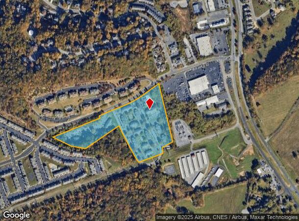  128 Chestnut Ridge Dr, Harrisonburg, VA Parcel Map