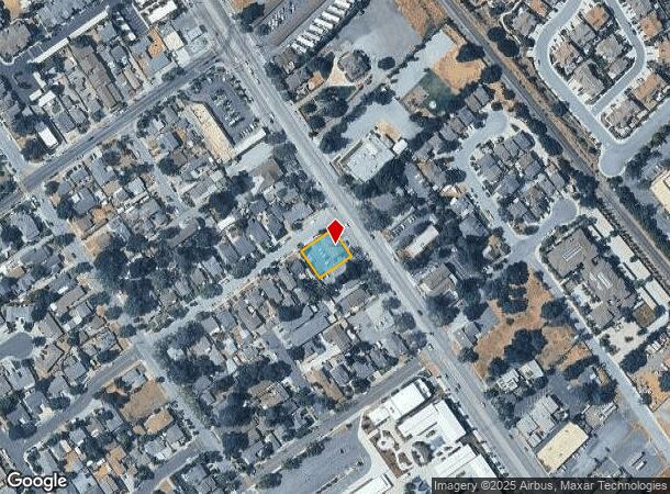 17795 Monterey St, Morgan Hill, CA Parcel Map