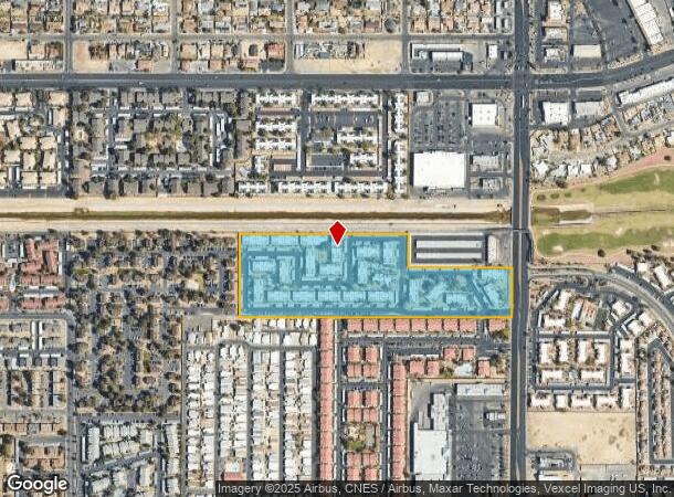  2675 S Nellis Blvd, Las Vegas, NV Parcel Map