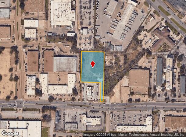  1717 W Mockingbird Ln, Dallas, TX Parcel Map