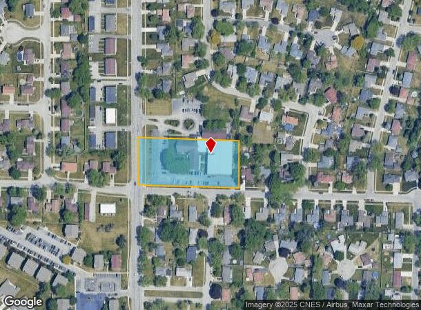  7601 Whitcomb St, Merrillville, IN Parcel Map