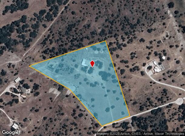  438 Las Vistas Rd, Burnet, TX Parcel Map