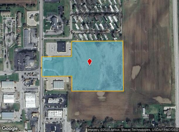 N Shoop Ave, Wauseon, OH Parcel Map