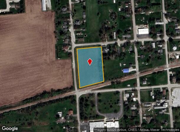 W North At Stokes St, Boswell, IN Parcel Map