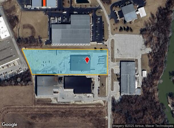 1625 Riverfork Dr, Huntington, IN Parcel Map