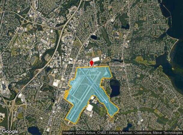  550 Airport Rd, Warwick, RI Parcel Map