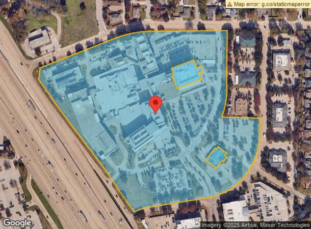  1650 W College St, Grapevine, TX Parcel Map