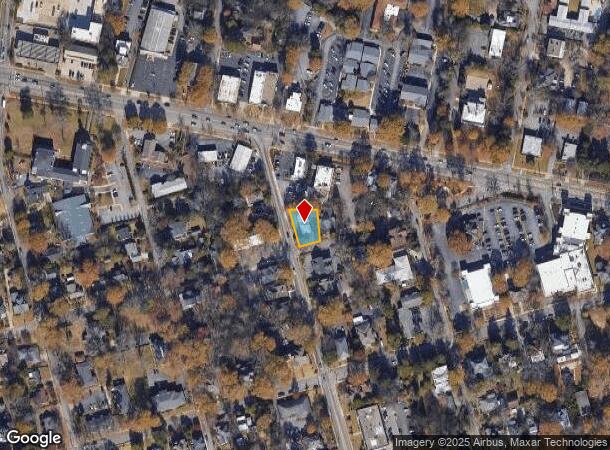  610 N Milledge Ave, Athens, GA Parcel Map