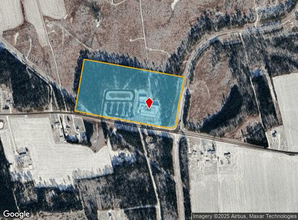  5520 W Quaker Rd, Disputanta, VA Parcel Map