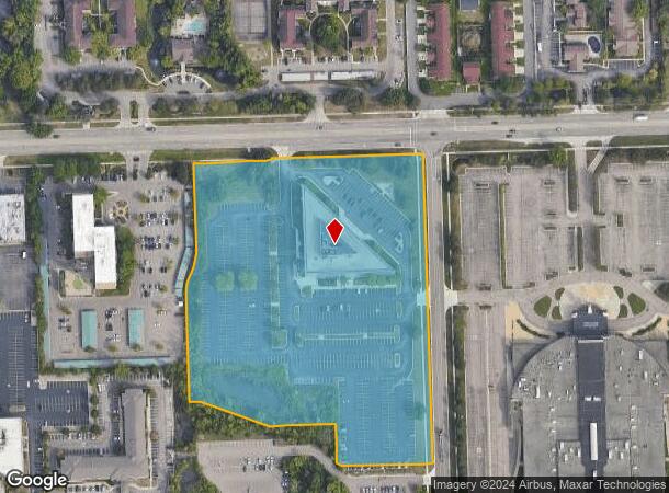  25505 W 12 Mile Rd, Southfield, MI Parcel Map