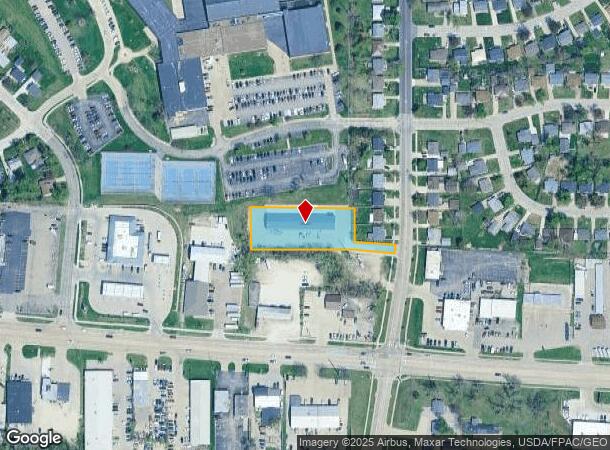 1402 18Th St Sw, Cedar Rapids, IA Parcel Map