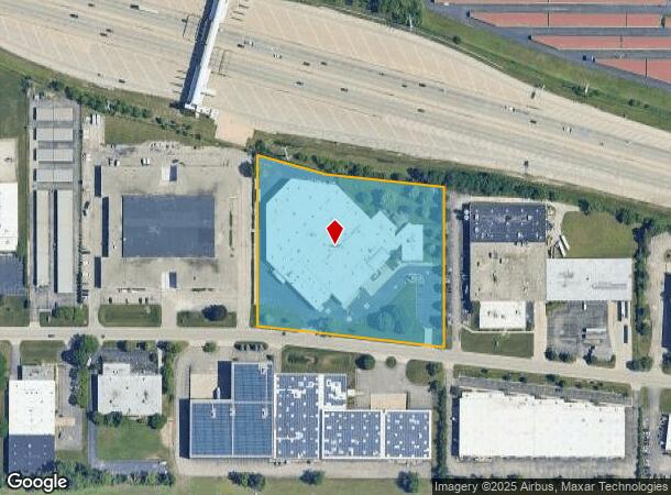  1100 Davis Rd, Elgin, IL Parcel Map