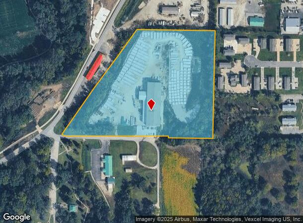 1015 E 1St St, Tonganoxie, KS Parcel Map