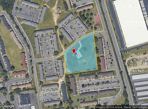  1100 Sunset Rd, Burlington, NJ Parcel Map