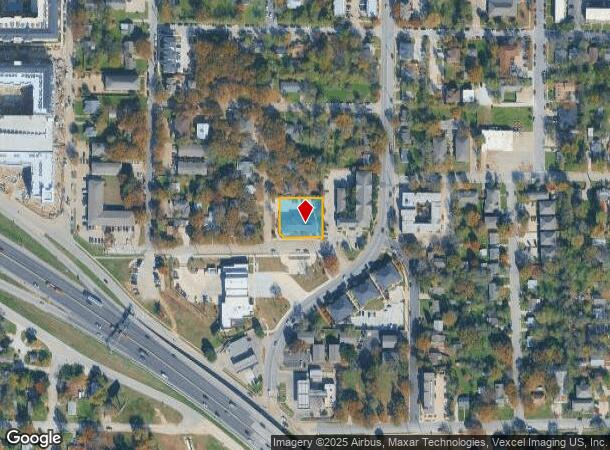 1328 Underwood St, Denton, TX Parcel Map